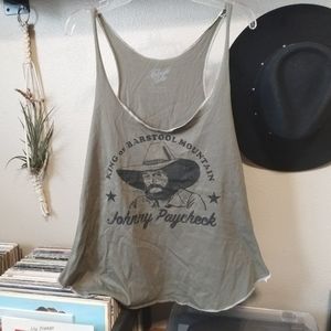 Midnight Rider Johnny Paycheck Tank Top